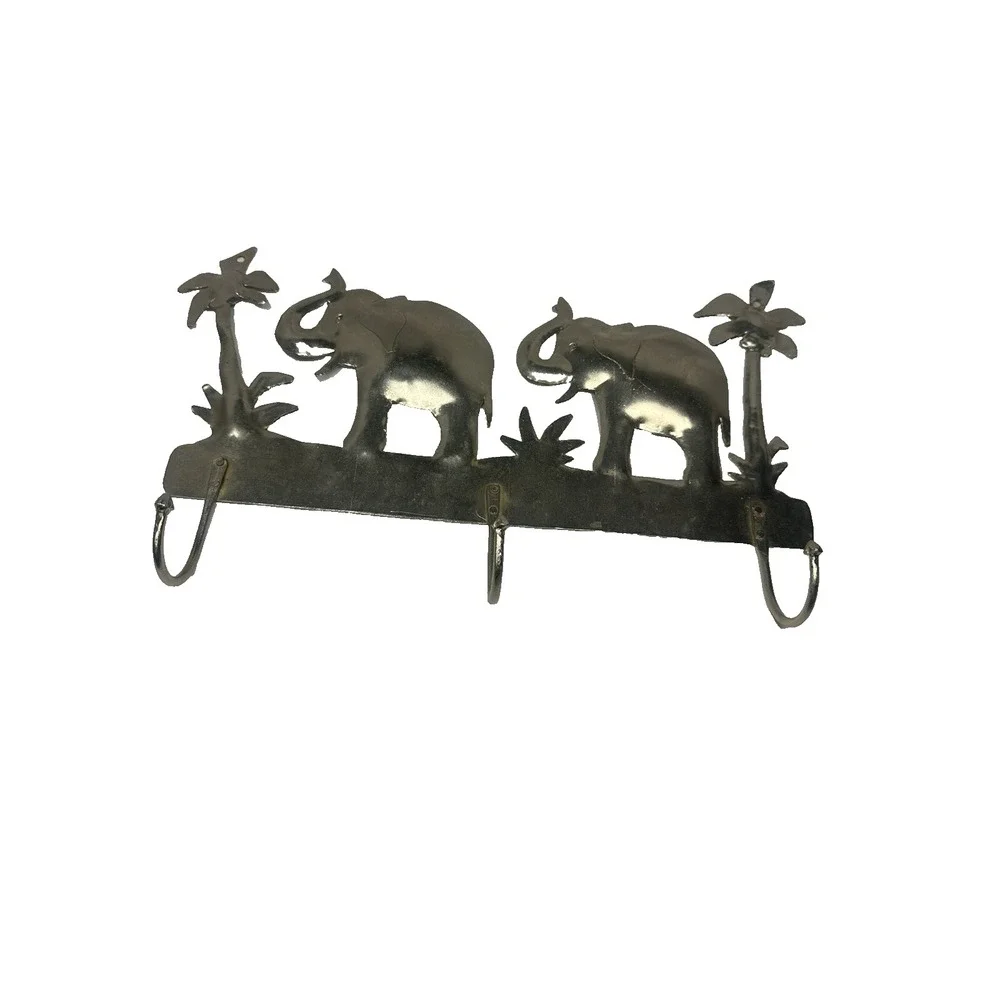 vintage coat rack wall decor kids elephants